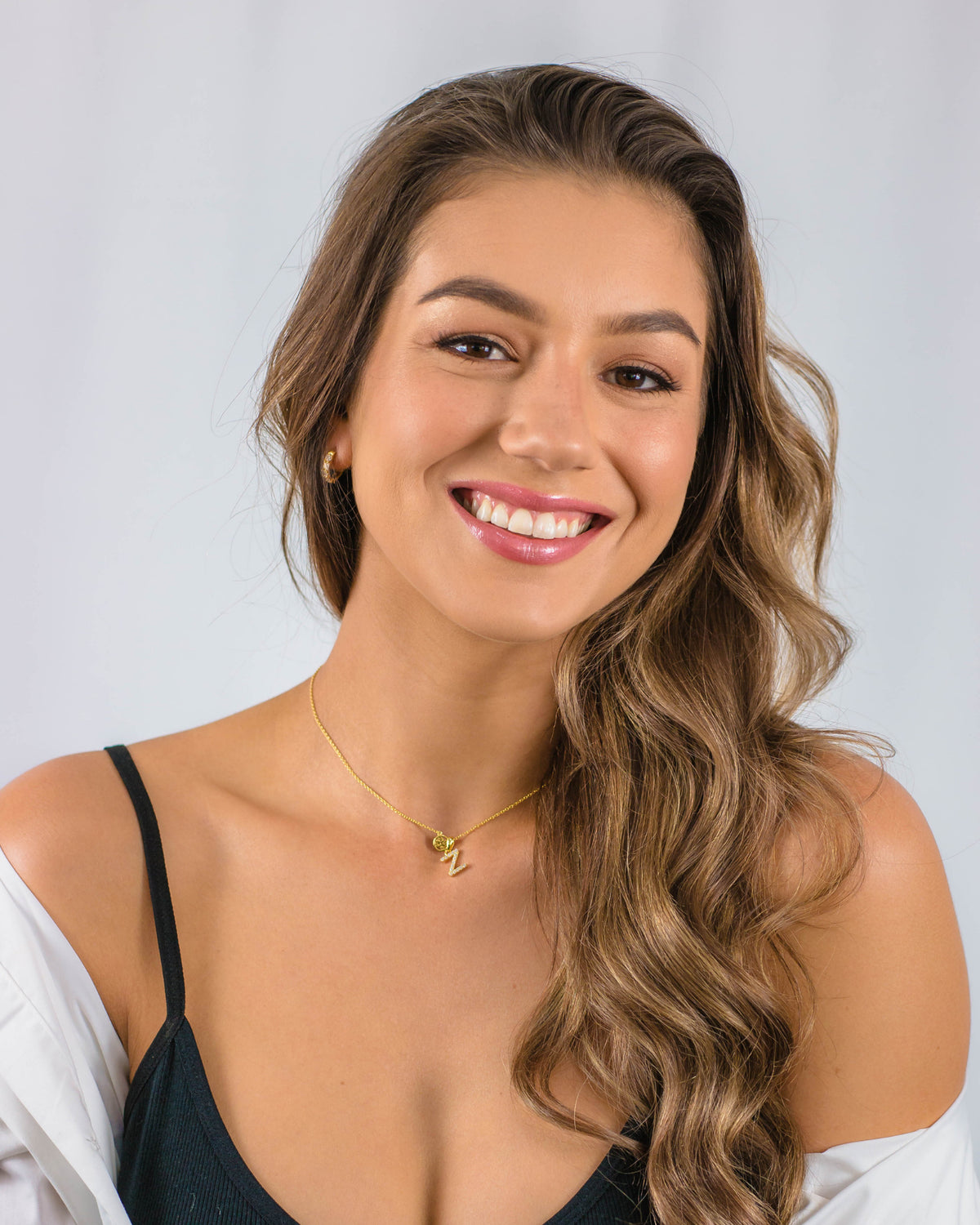 LUXURY LETTERS Z INITIAL PENDANT GOLD