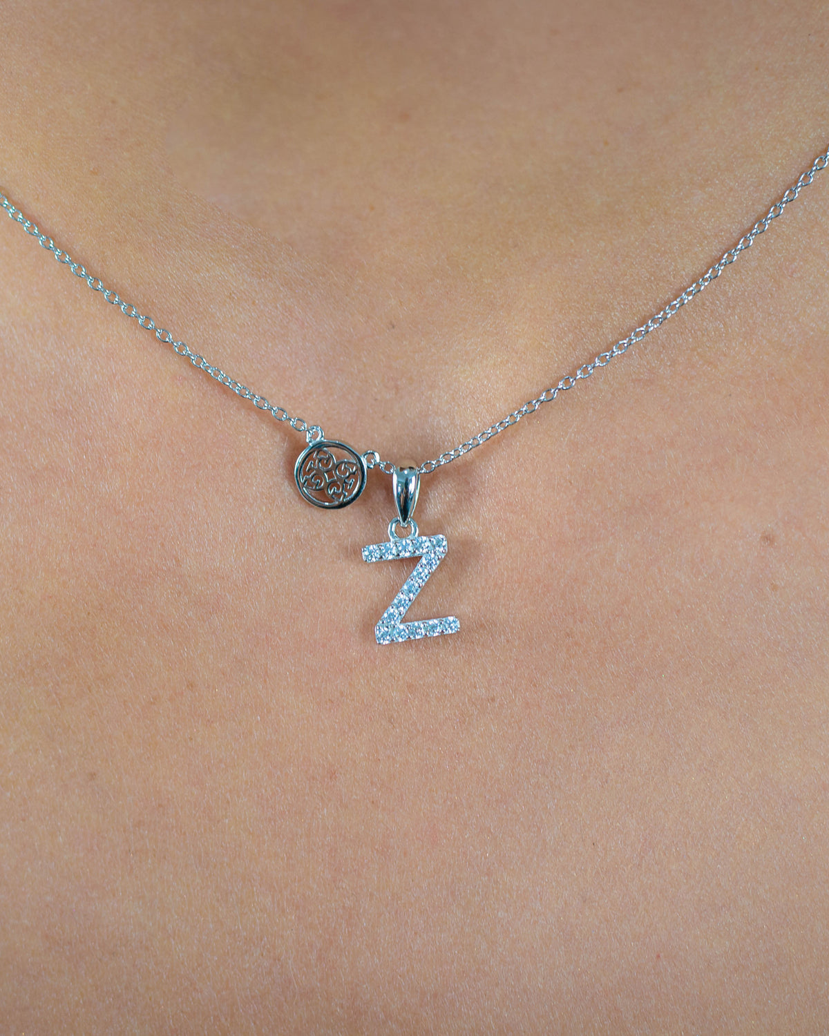 LUXURY LETTERS Z INITIAL PENDANT SILVER