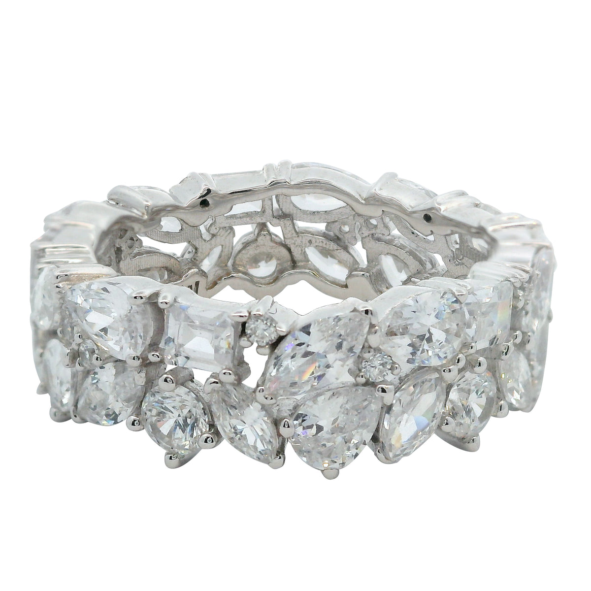 GEORGINI MIDNIGHT VELVET LIMITED EDITION STARLIGHT RING SILVER