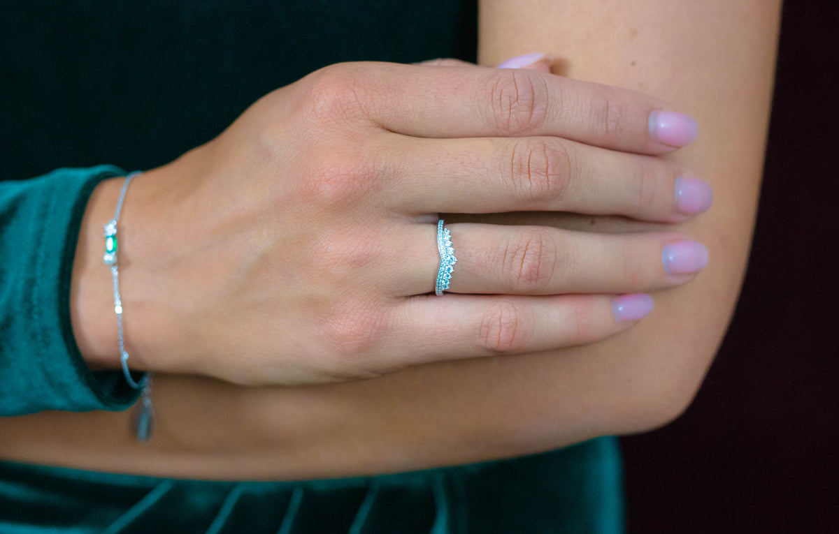 PRINCESS TIARA RING SILVER