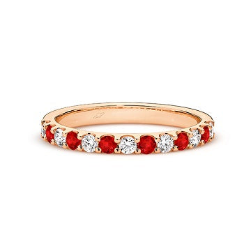 Ruby and Diamond Eternity Ring
