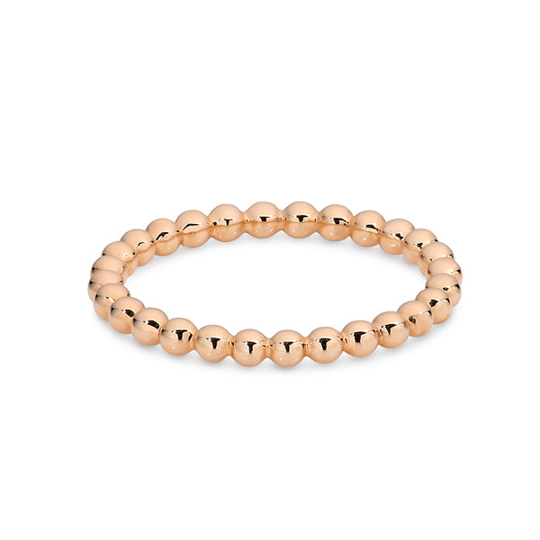 9K Gold Plain Gold Ball Ring