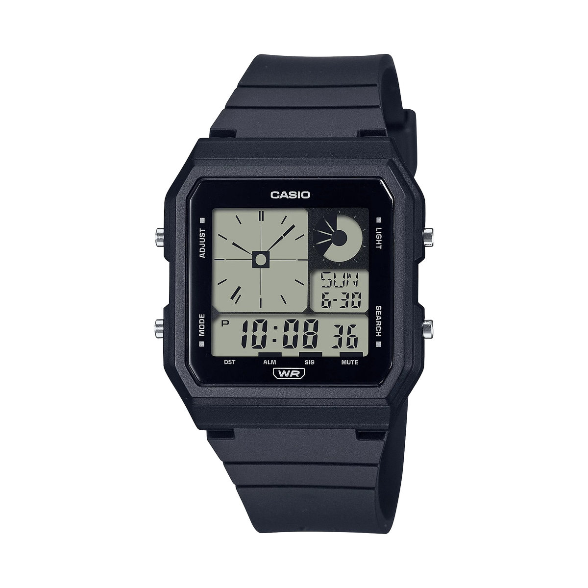 Casio Alarm World Time Digital A500WA-1DF Men's Watch
