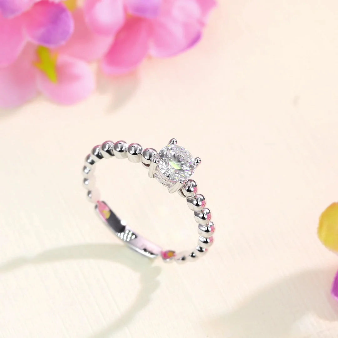 14K Gold Lab Grown 0.50cts Diamond Ladies Solitaire Ring MLGR001