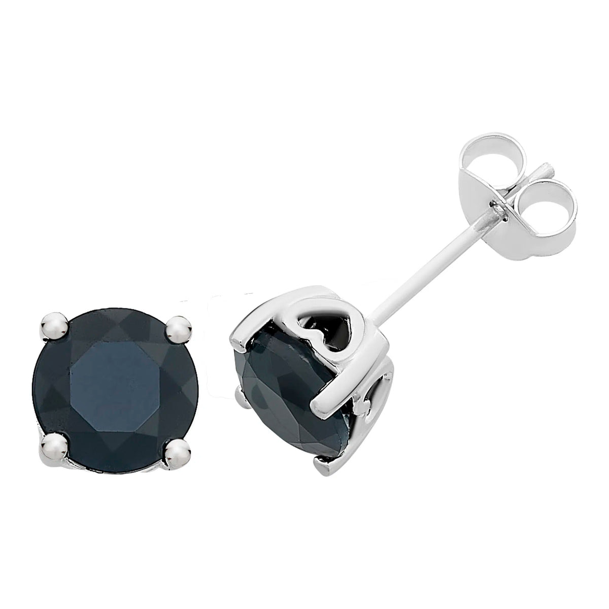 Sterling Silver Sapphire Earrings