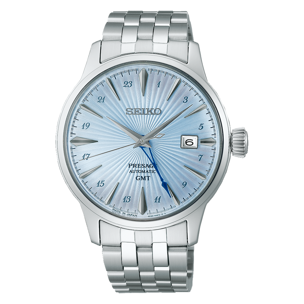 SEIKO Presage Cocktail Time GMT Stainless Steel SARY241