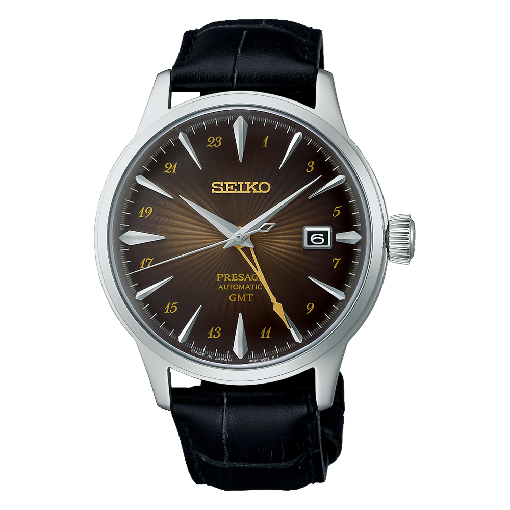 SEIKO Presage Cocktail Time GMT Leather SARY243