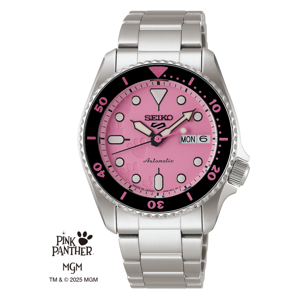 SEIKO 5 Sports SKX Series Limtied Edition Pink Panther SBSA321