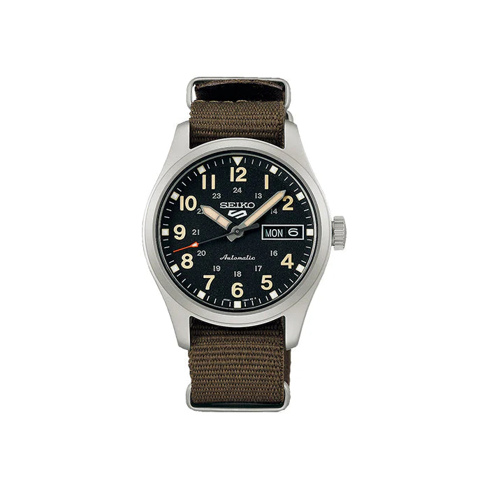 SEIKO 5 Sports Green Zone Midfield SRPJ85K Nato Band
