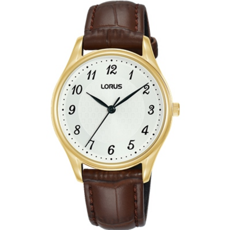 LORUS Analogue 3 Hands Ladies Leather RG228UX-9