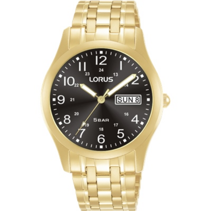 LORUS Analogue 3 Hands Ladies Gold RXN76DX-9