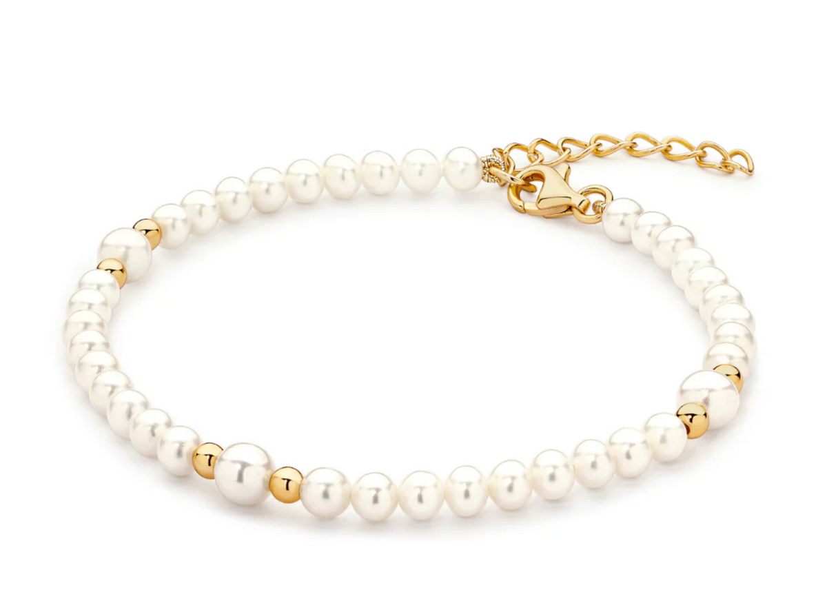 Alaia Bracelet Sterling Silver Gold Plated