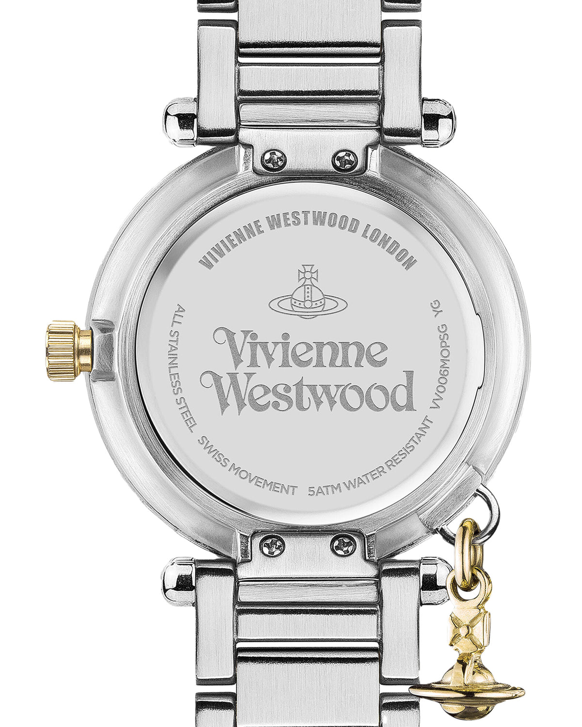Vivienne Westwood Mother Orb Two Tone Strap Watch