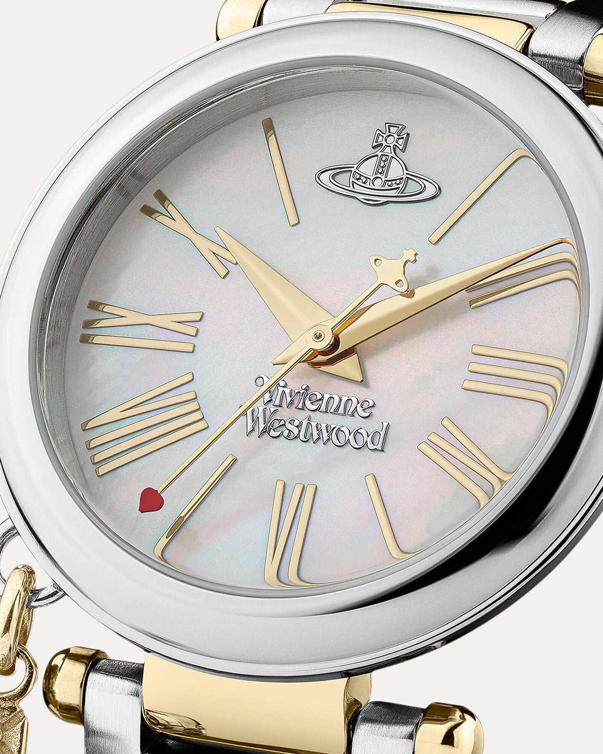 Vivienne Westwood Mother Orb Two Tone Strap Watch