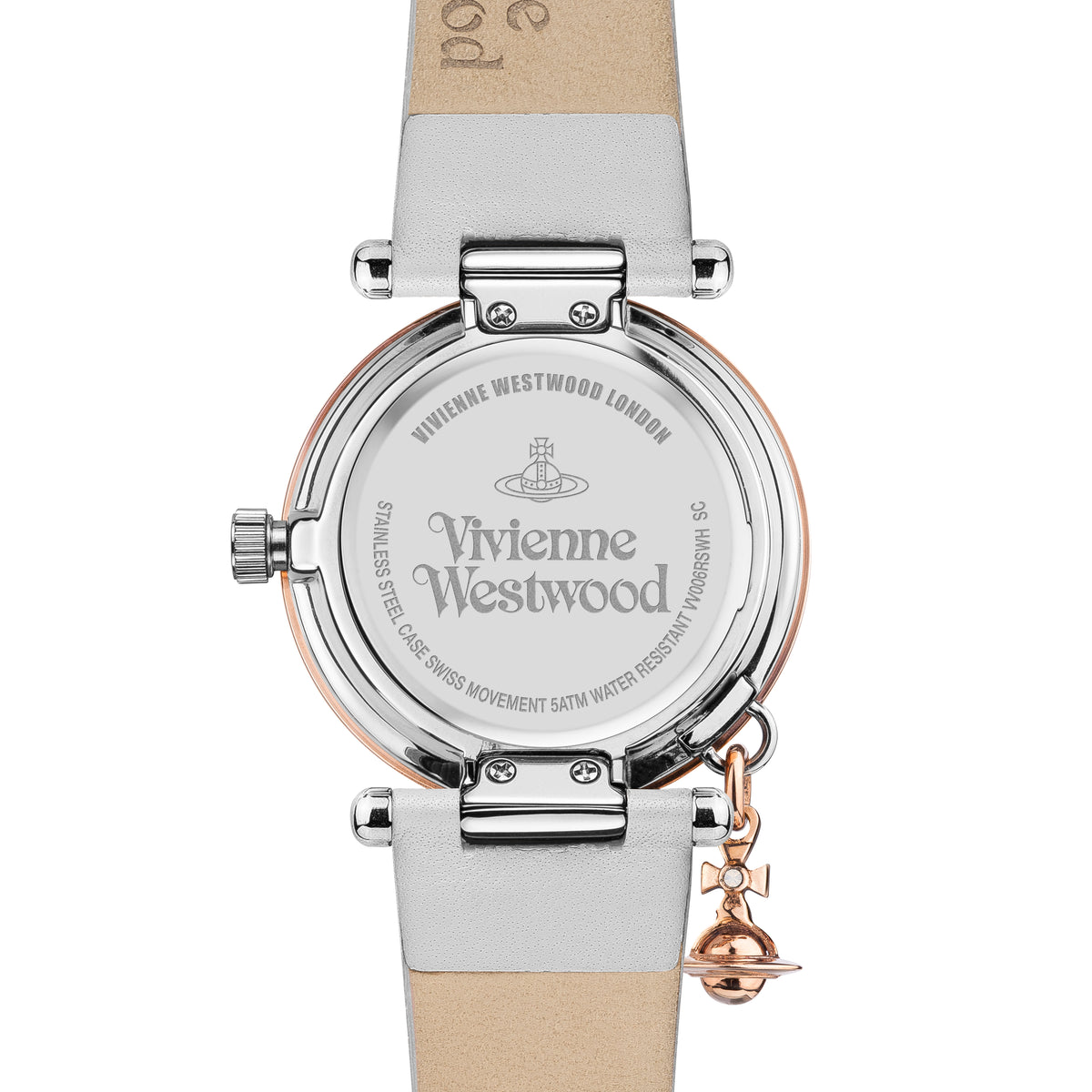 Vivienne Westwood Orb Pastelle Watch White Gold
