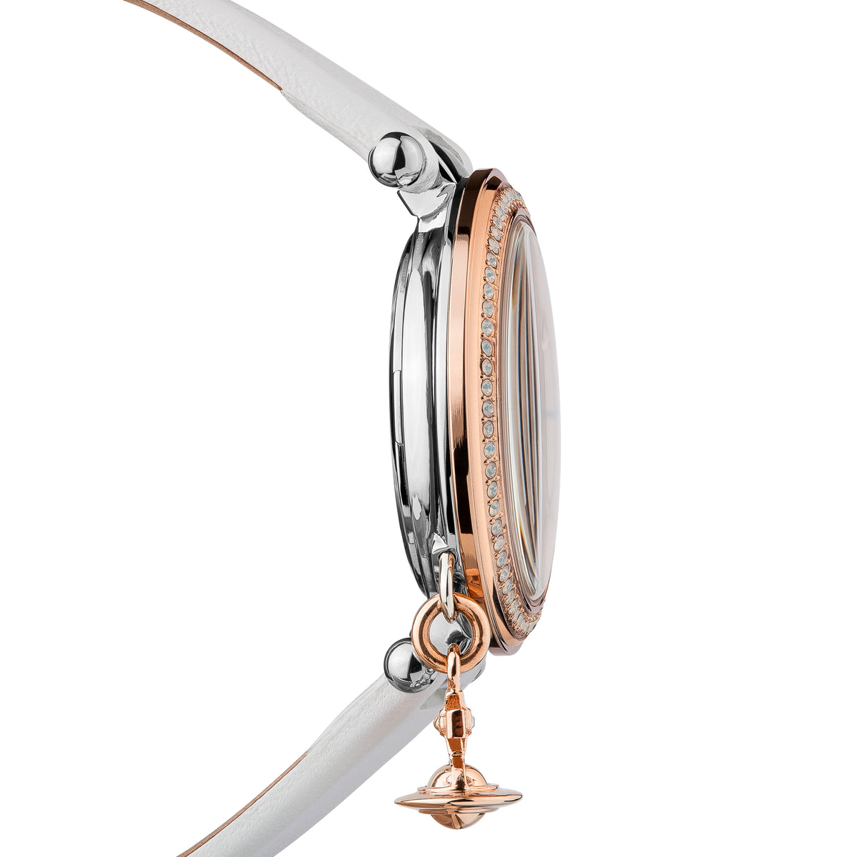 Vivienne Westwood Orb Pastelle Watch White Gold