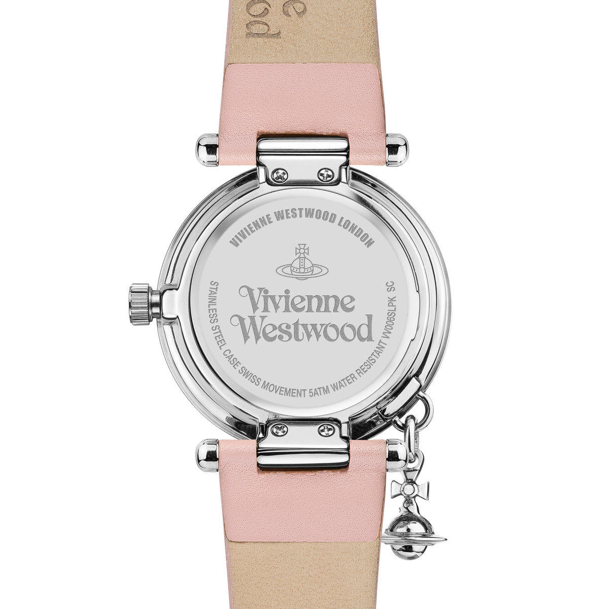 Vivienne Westwood Orb Pastelle Watch Pale Pink Silver