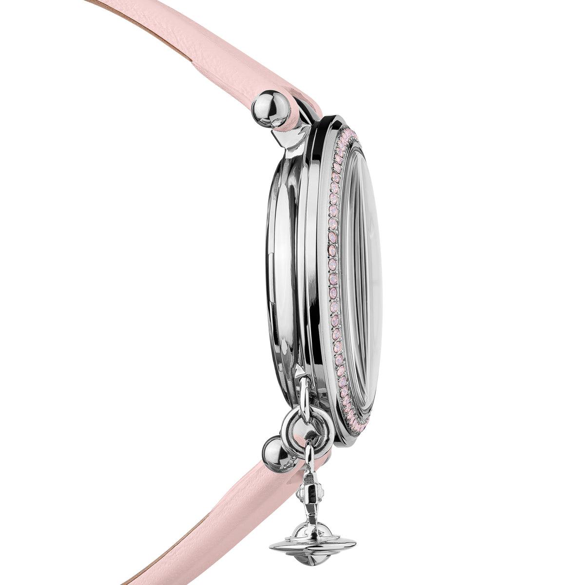 Vivienne Westwood Orb Pastelle Watch Pale Pink Silver