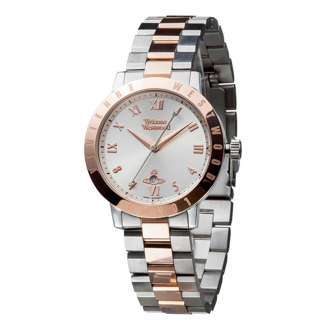Vivienne Westwood Bloomsbury Watch Two Tone Rose Gold