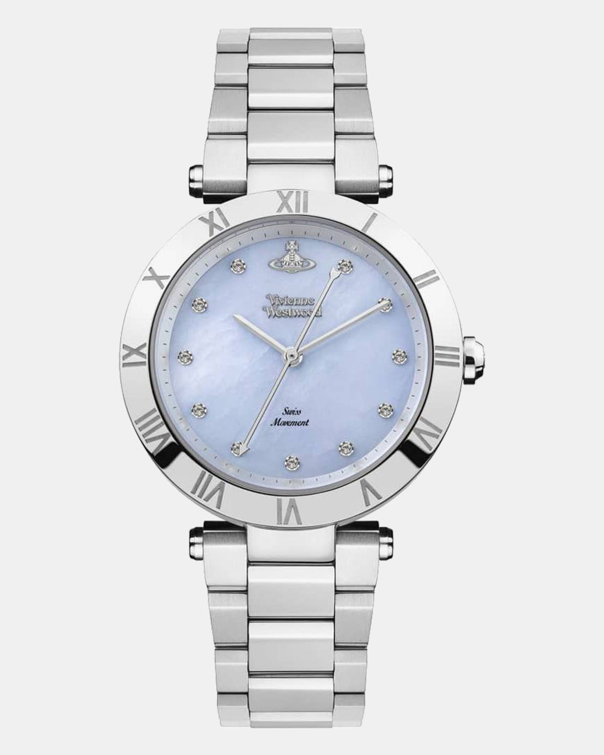 Vivienne Westwood Montague Blue 35mm Silver Watch