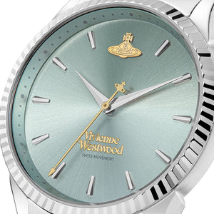 Vivienne Westwood Seymore Green Dial Two Tone Strap Watch