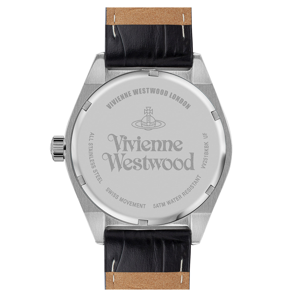 Vivienne Westwood Sydenham Watch Black Leather Strap