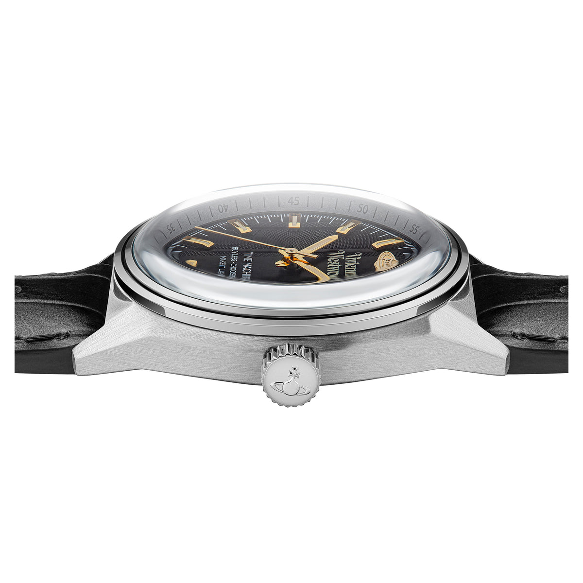 Vivienne Westwood Sydenham Watch Black Leather Strap