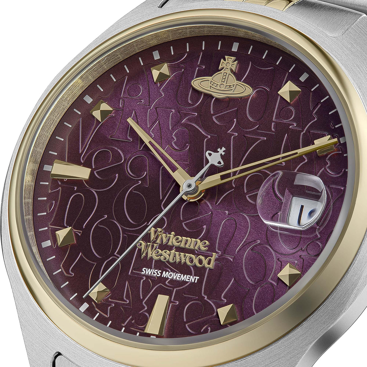 Vivienne Westwood Camberwell Purple 37mm Two Tone Watch