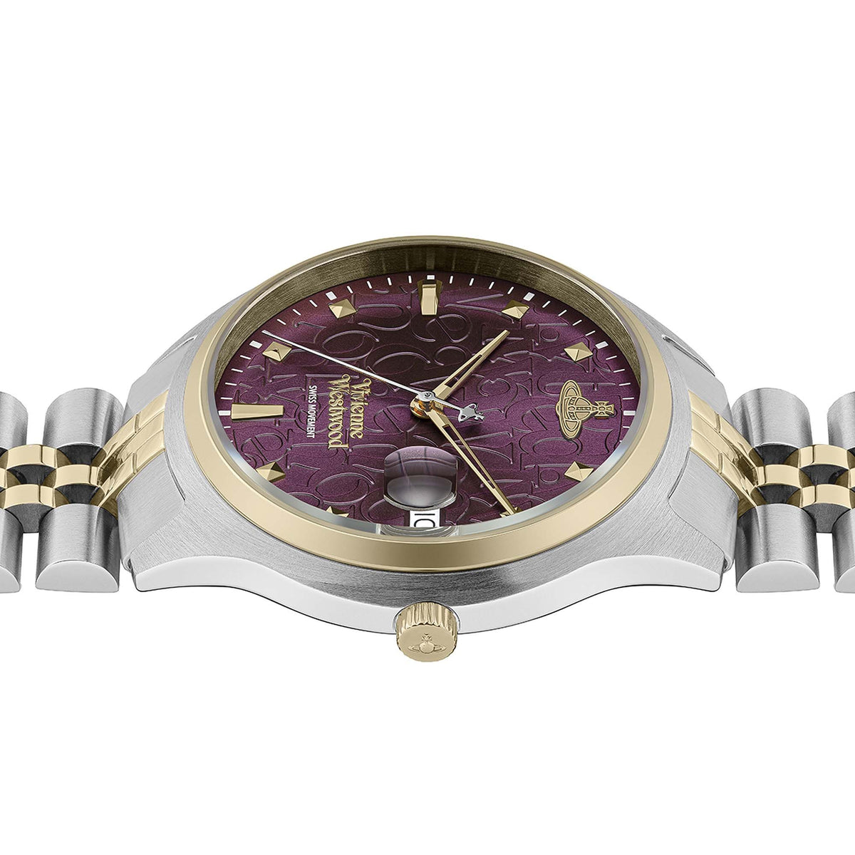 Vivienne Westwood Camberwell Purple 37mm Two Tone Watch