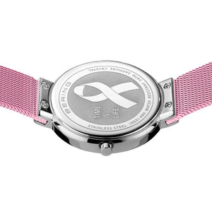 BERING Aurora Borealis Gift Set Pink 31mm Matching Bracelet 19031-999-GWP