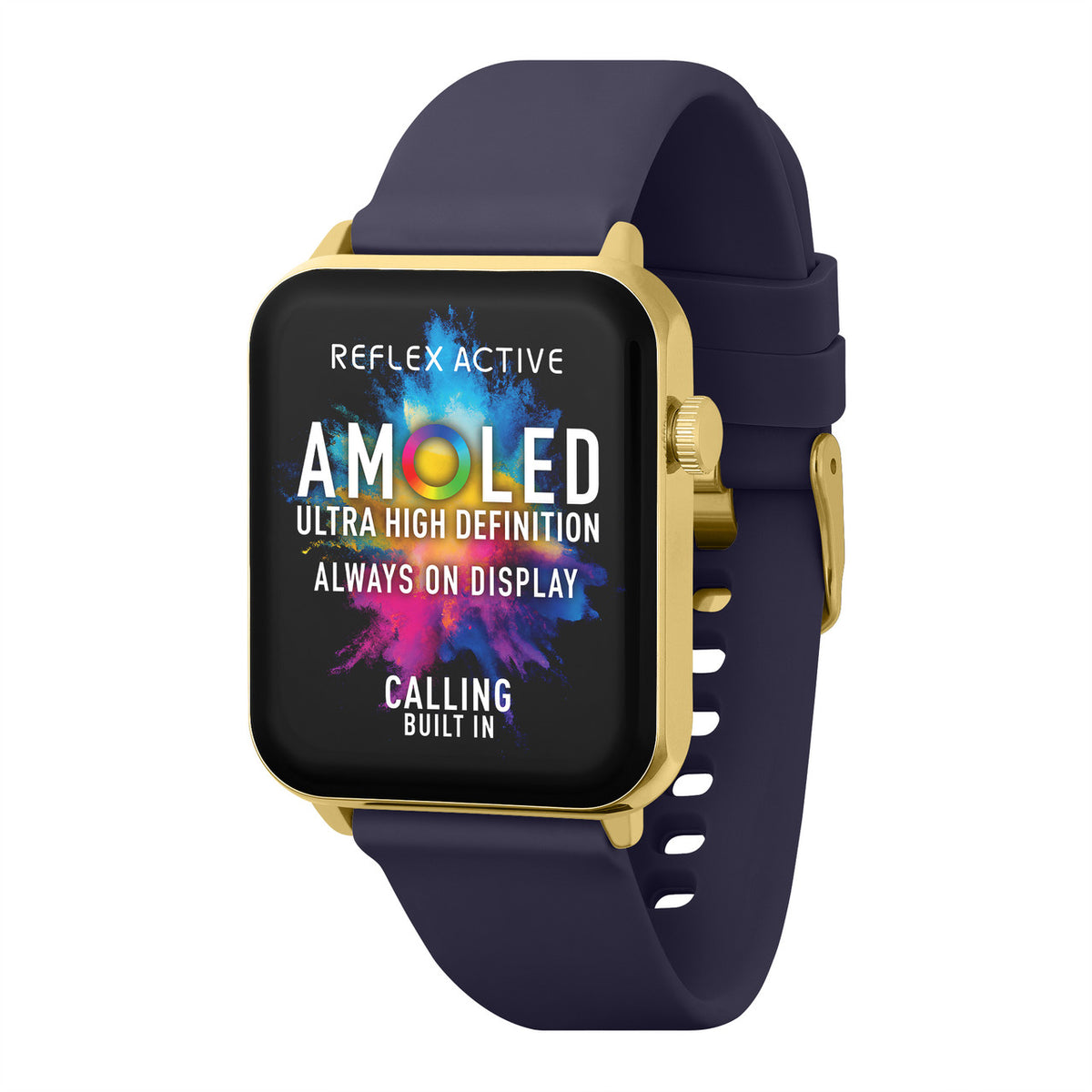 Reflex Active SERIES 30 Navy Silicone Strap AMOLED