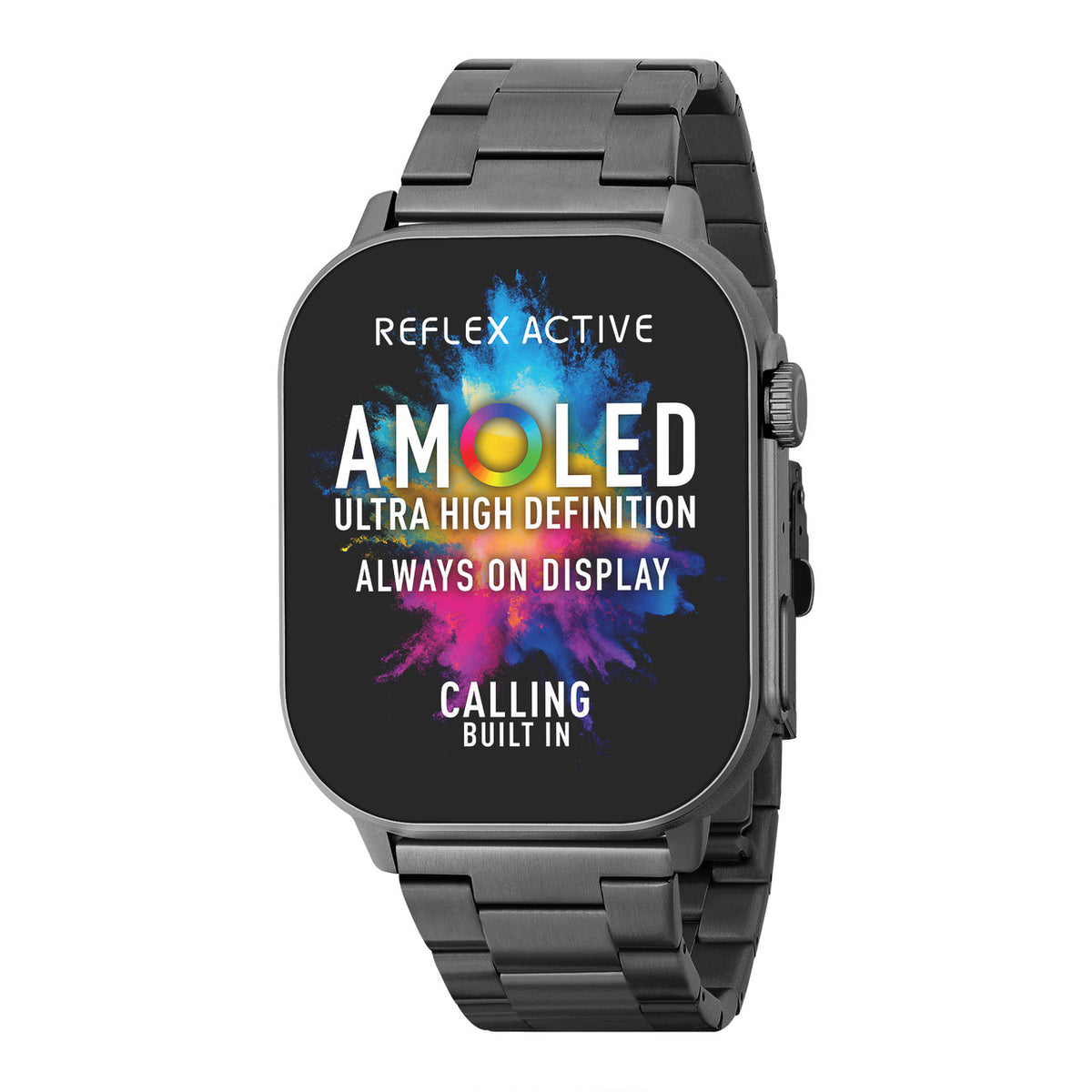 Reflex Active SERIES 29 Titanium Case &amp; Grey Link Strap AMOLED