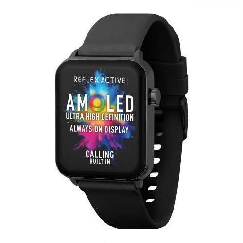 Reflex Active SERIES 30 Black Silicone Strap AMOLED