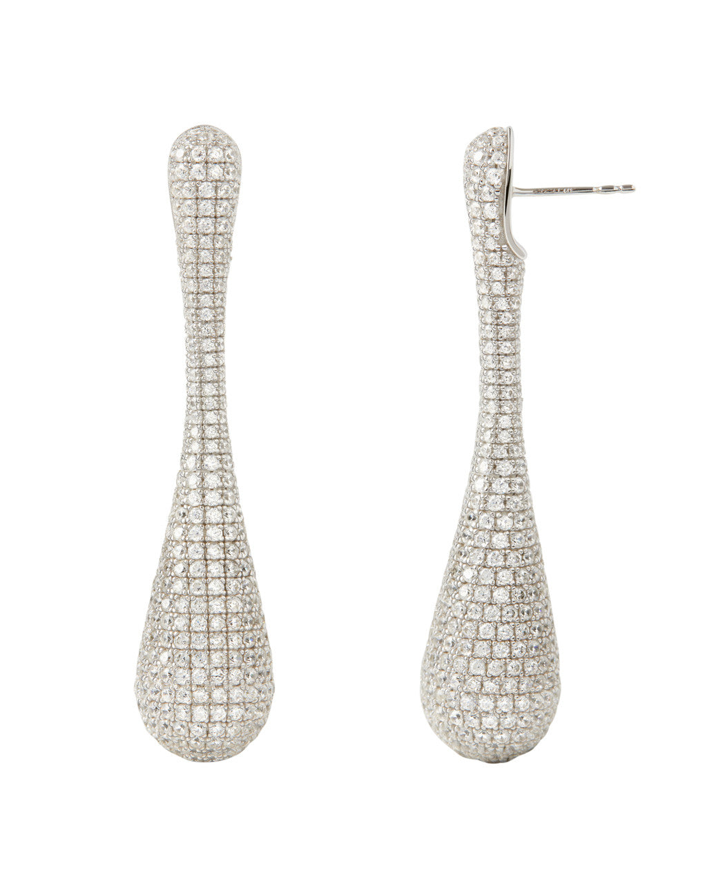 PDPAOLA Pave Glacier Teardrop Earring