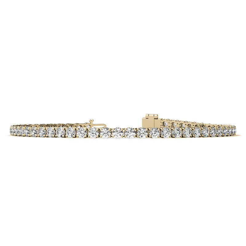 14KWY Lab-Grown Diamond Tennis Bracelet 3.00CTW
