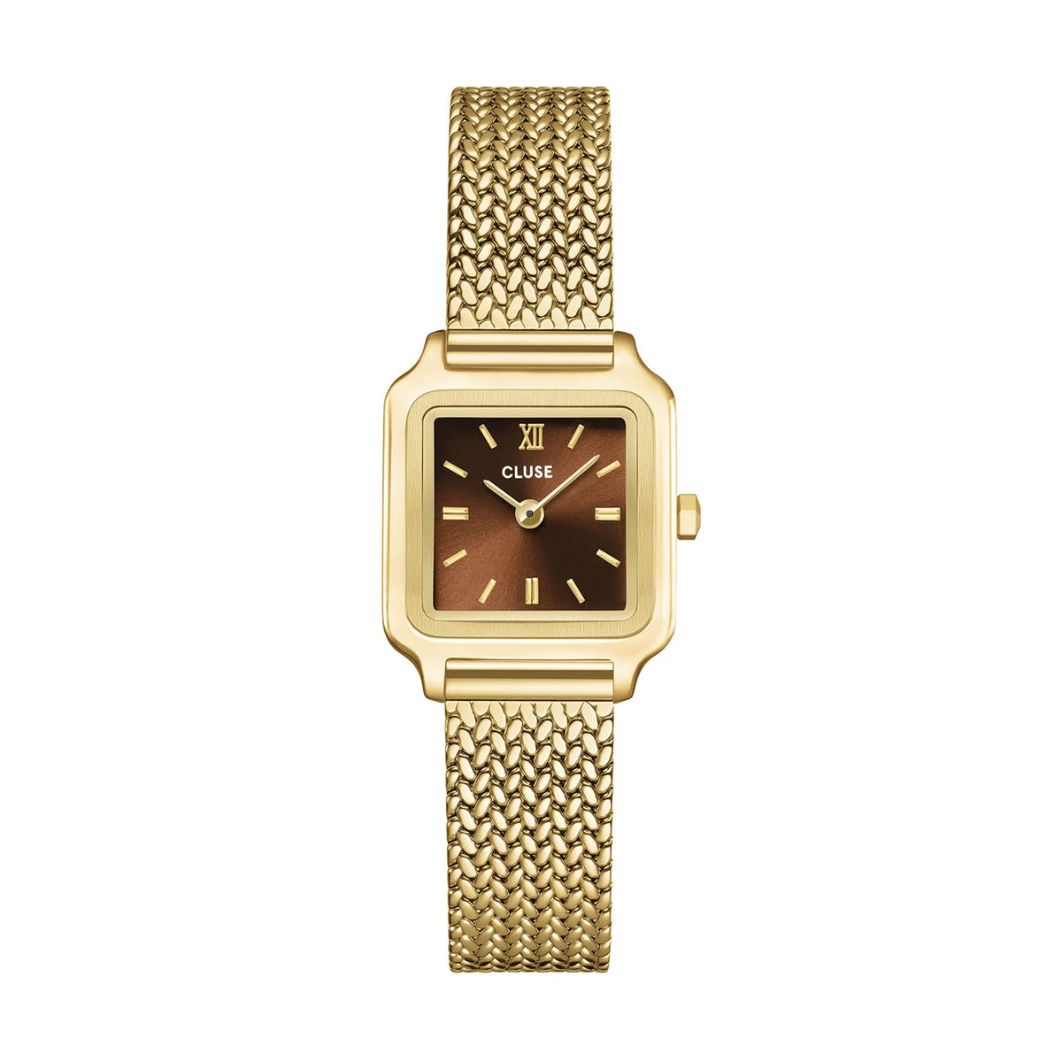 CLUSE Gracieuse Mini, Mesh, Brown, Gold Colour