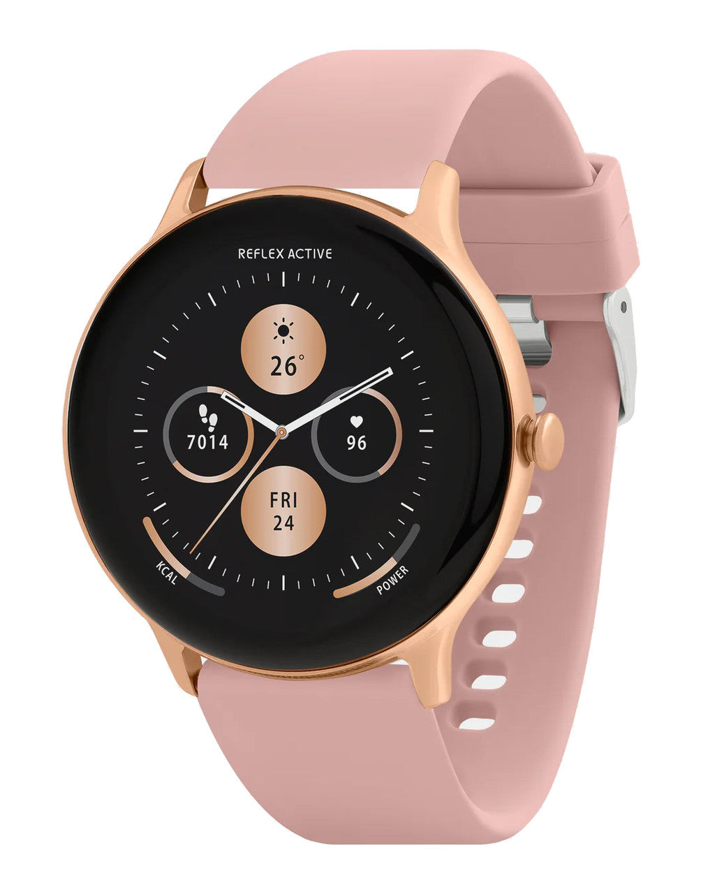 Reflex Active SERIES 22 Rose Gold Case &amp; Pink Silicone Strap
