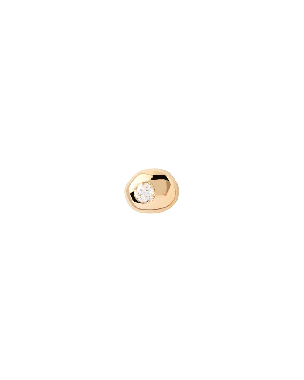 PDPAOLA Sand single stud earring