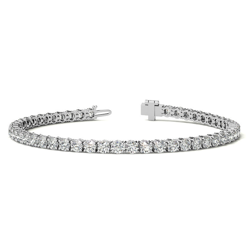 14K Lab Grown Diamond Tennis Bracelet 6.00CTW