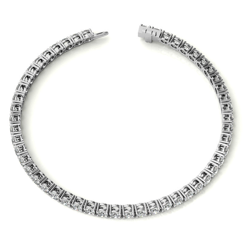 14K Lab Grown Diamond Tennis Bracelet 6.00CTW