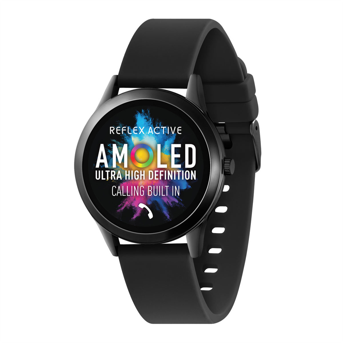 Reflex Active SERIES 31 AMOLED Smart Watch Black Strap