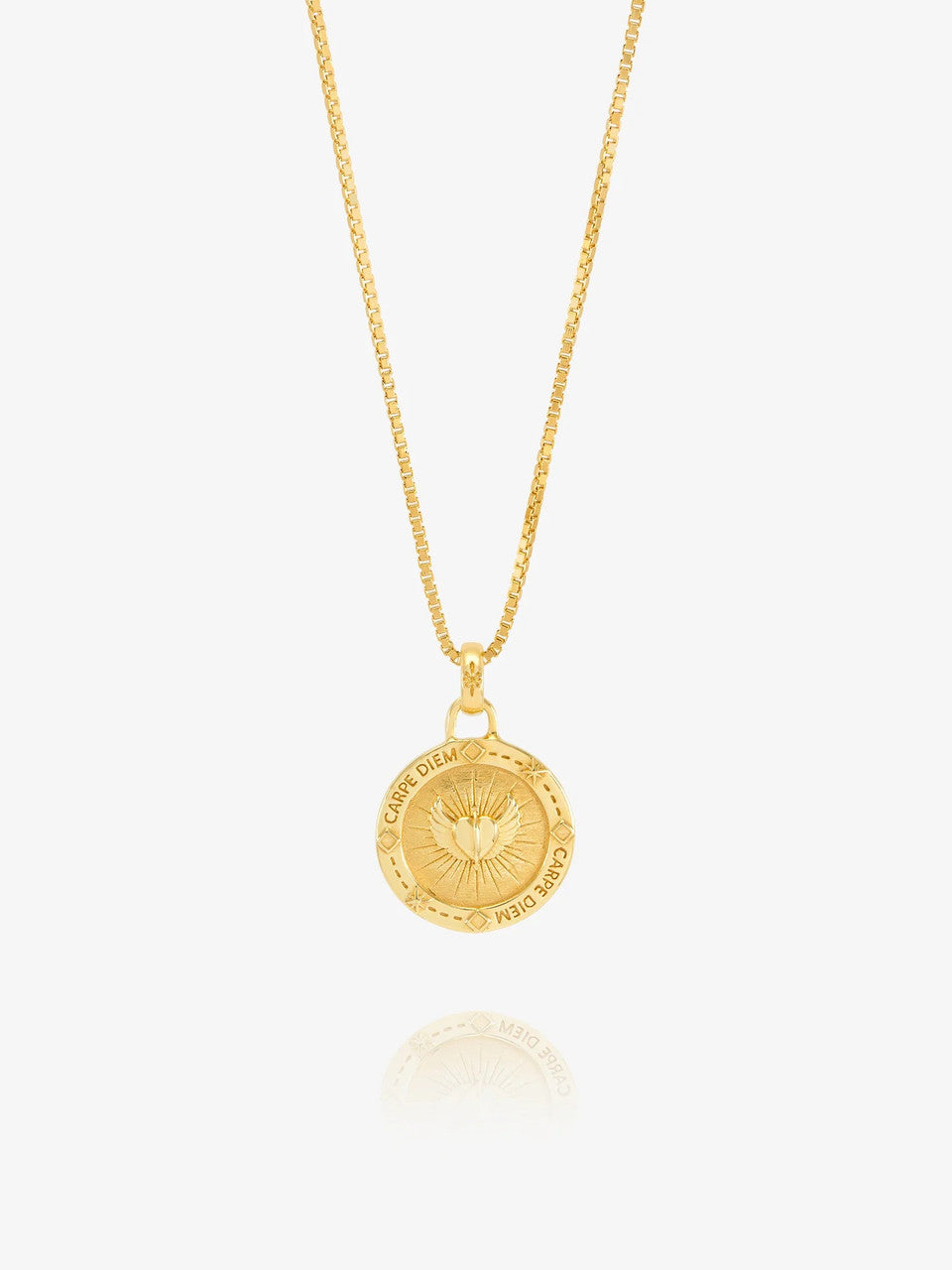 Rachel Jackson Carpe Diem Token of Love Necklace Gold