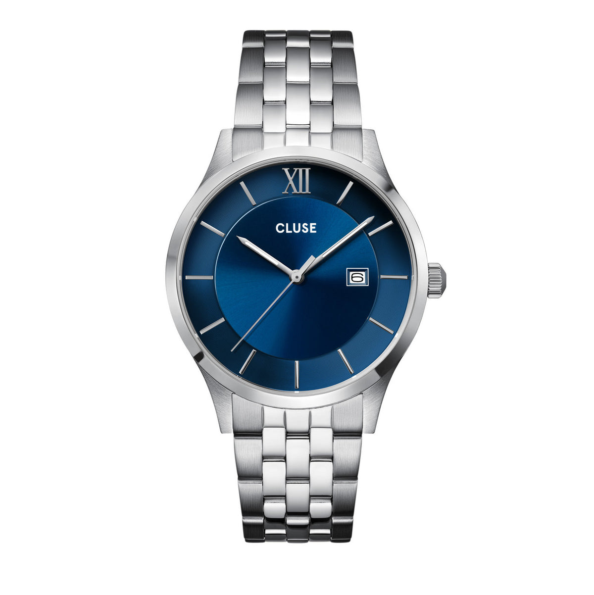 CLUSE Aravis Blue/Silver Steel Link CW22701