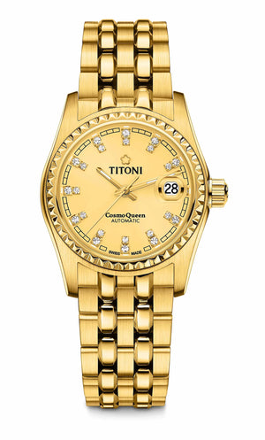 TITONI Cosmo Queen Automatic Ladies Watch 729 G-306