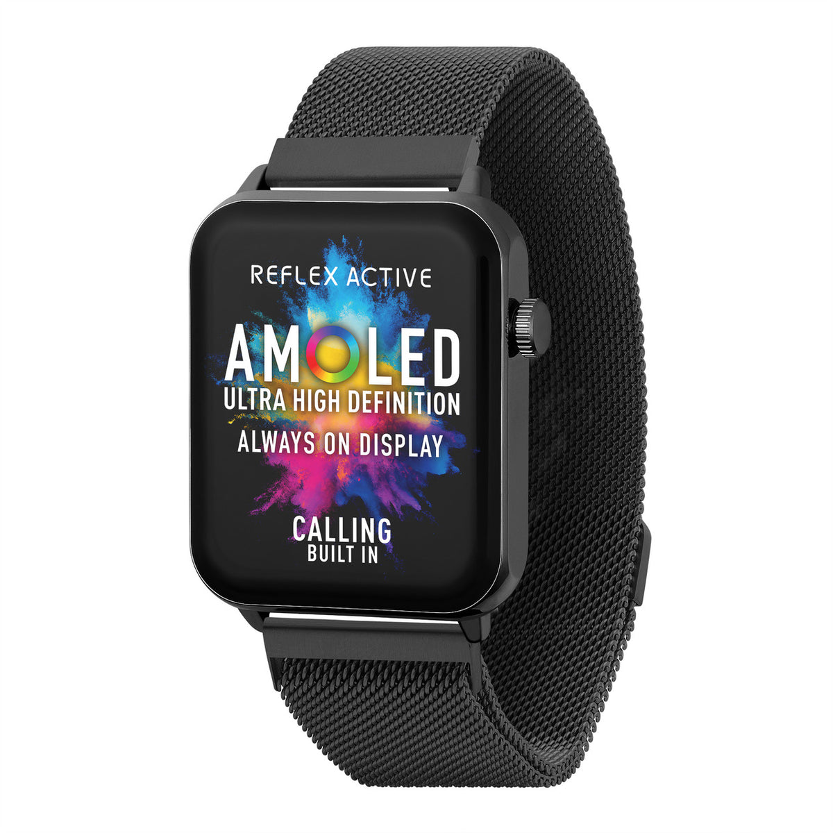 Reflex Active SERIES 30 Black Mesh Strap AMOLED