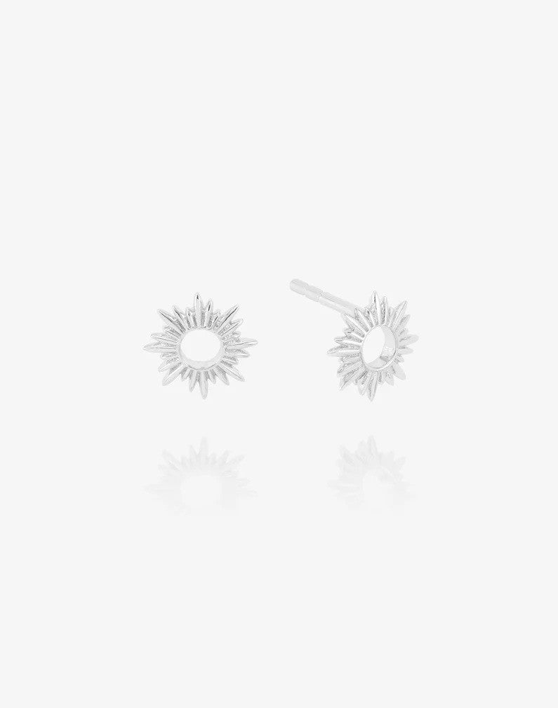 Rachel Jackson Eternal Sun Stud Earrings Silver