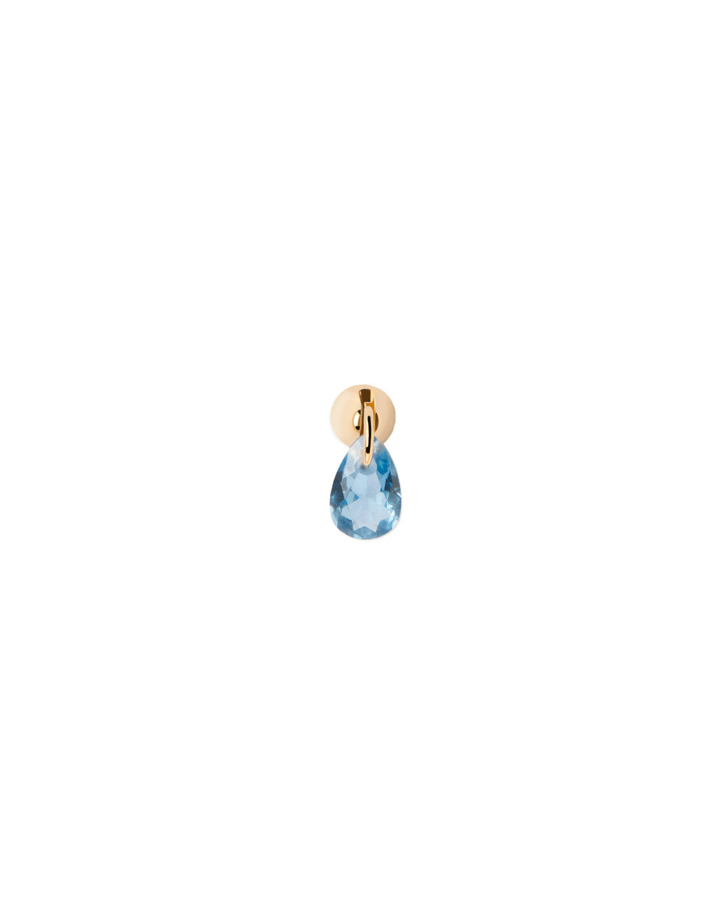 PDPAOLA BLUE LILY SINGLE EARRING