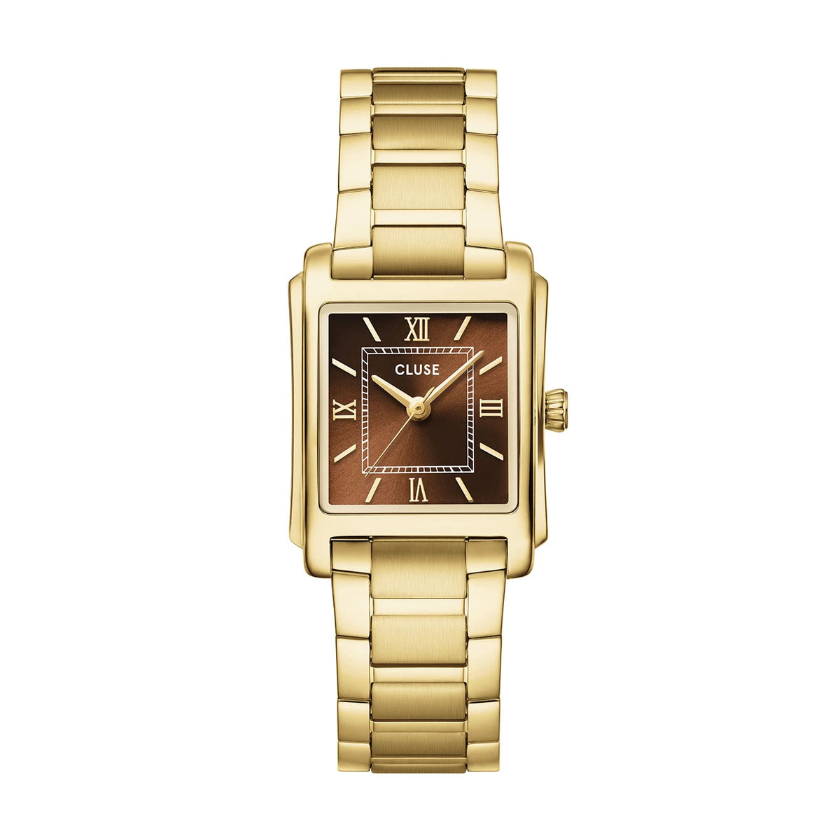 CLUSE Anglée, Steel, Brown, Gold Colour