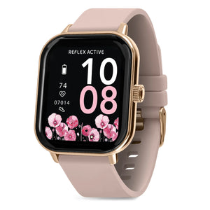 Reflex Active NEXUS 100 S - Petite Rose Case, Pink Silicone Strap
