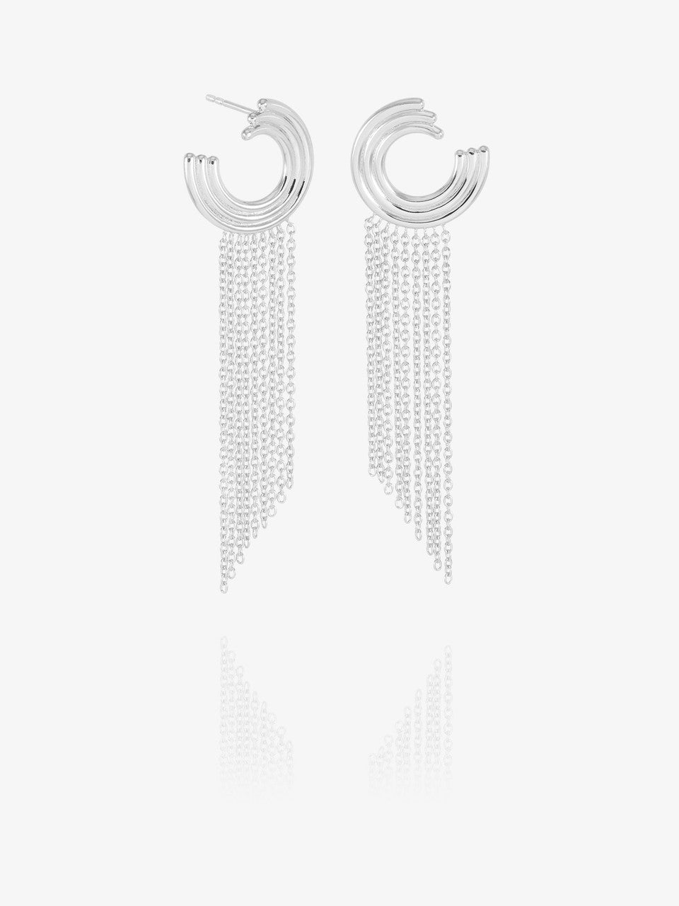 Rachel Jackson Evolve Chandelier Drop Earrings Silver